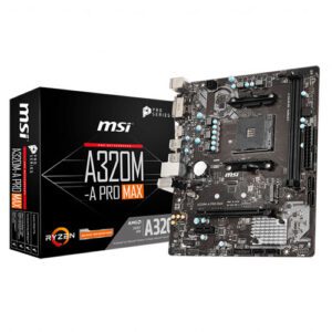 MSI A320M-A PRO MAX AM4 AMD MOTHERBOARD