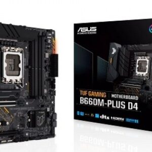 ASUS TUF GAMING B660M-PLUS D4 GAMING MOTHERBOARD