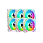 6 fan kit WHITE COLOR