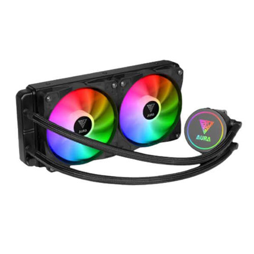 GAMDIAS AURA GL240 RGB 240MM CPU LIQUID COOLER ( 1year warranty )