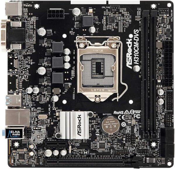 H310CM USED MOTHER BOARD 2ram slot  (3 MONTH WARRANTY)