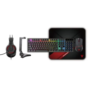 FANTECH P51 Wired Keyboard, Mouse, Headset, Stand & Mouse Pad Combo