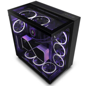 NZXT H9 Elite Edition RGB ATX Mid Tower Premium Black Case (2 Years Warranty)