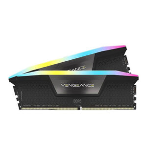 CORSAIR VENGEANCE RGB 64GB (2X32) DDR5 DRAM 6000MHz AMD EXPO & INTEL XMP MEMORY