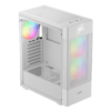 GAMDIAS AURA GC5 ELITE WHITE WITH DIGITAL DISPLAY ARGB MID TOWER CASING