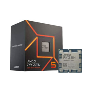 AMD RYZEN 5 7500F ( 6 CORES ,12 THREADS ) UP TO 5 GHz DESKTOP PROCESSOR WITH WRAITH STEALTH COOLER ( 3 YEARS WARRANTY)