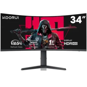 KOORUI 34E6UC 34INCH (3440x1440) VA 165HZ SRGB 100% HDR400 BRAND NEW GAMING MONITOR