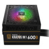 Gamdias Kratos M1-600B RGB 600 WATT 80 Plus Bronz Power Supply