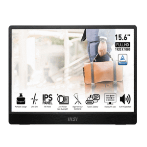 MSI Pro MP161 E2 Portable Ultra-Slim Buisness Monitor