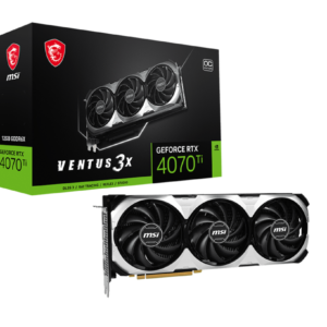 MSI GeForce RTX™ 4070TI VENTUS 3X 12G OC BRAND NEW GRAPHIC CARD