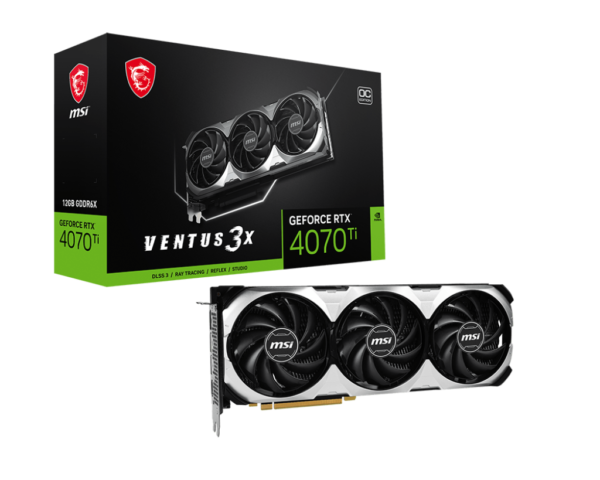MSI GeForce RTX™ 4070TI VENTUS 3X 12G OC BRAND NEW GRAPHIC CARD