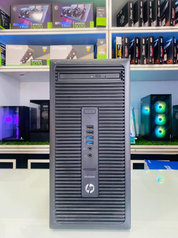 HP CORE I5 6TH GEN - 8GB RAM - 256GB SATA SSD - USED BRANDED DESKTOP PC