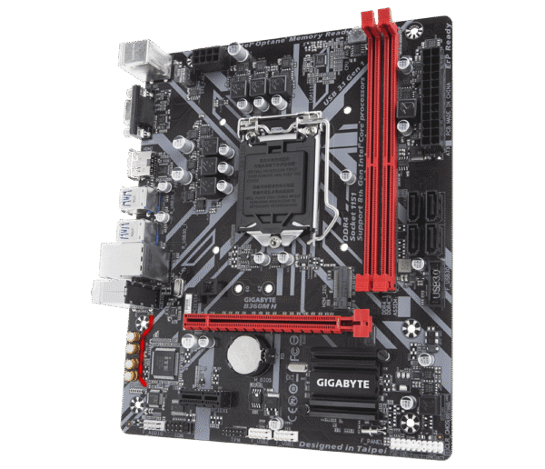 GIGABYTE B365MH USED MOTHERBOARD ( 2 ram slot )