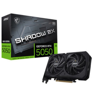 MSI Geforce RTX 5050 Shadow 2X OC 8GB GDDR7X Graphics Card (3 YEARS WARRANTY)