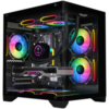 ARMAGGEDDON AQUARON WIBO GAMING CASING - BLACK