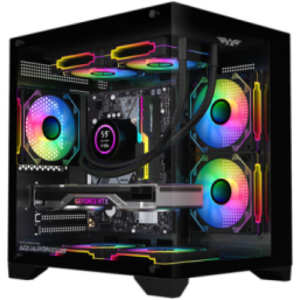 ARMAGGEDDON AQUARON WIBO GAMING CASING - BLACK