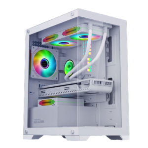 ARMAGGEDDON AQUARON GAMING CASING – WHITE