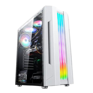 RUIX CG72 TWILIGHT WHITE MID-TOWER CASING ( with out box )