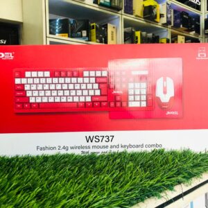 JEDEL WS737 3 IN 1 WIRELESS  KEYBOARD AND MOUSE COMBO