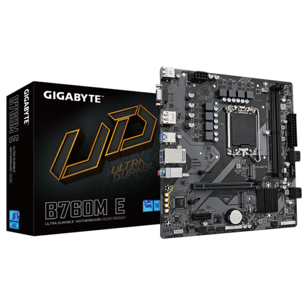 GIGABYTE B760M E DDR5 ULTRA DURABLE BRAND NEW MOTHERBOARD ( 3 years warranty )