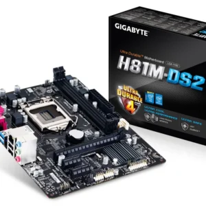 GIGABYTE H81M-DS2 SUPPORT 4TH GENERATION BRAND NEW MOTHERBOARD
