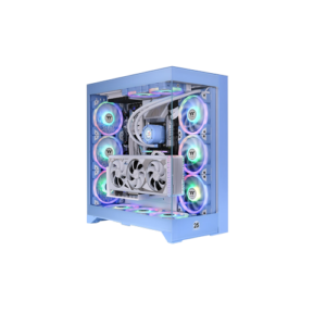 THERMALTAKE CTE E600 MX MID - TOWER HYDRANGEA BLUE GAMING CASING ( with Gen 4 Riser Cable )