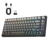 ONIKUMA GAMING 83-KEY(75%) TRI-MODE WIRELESS MECHANICAL KEYBOARD (BLACK GRAY)