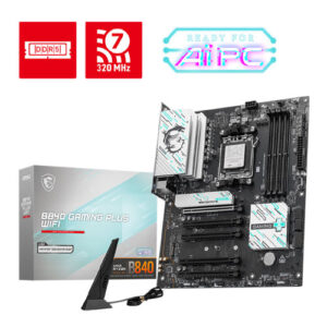 MSI B840 Gaming Plus (Wi-Fi) DDR5 Motherboard ( 3 YEARS WARRANTY )