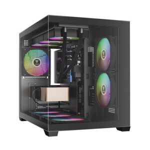 GAMDIAS AURA GC10M V2 ARGB MICRO - TOWER GAMING CASING