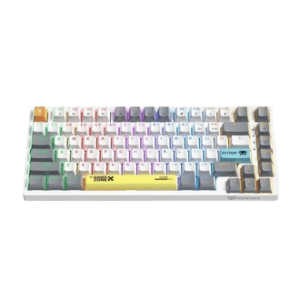 ONIKUMA G58 WHITE MECHANICAL 82 KEYS GAMING RGB KEYBOARD