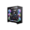 THERMALTAKE CTE E600 MX MID - TOWER BLACK GAMING CASING (with Gen 4 Riser Cable)
