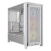 Corsair ICUE FRAME 4000D RS ARGB Airflow Mid-Tower ATX White Case (2 Years Warranty)