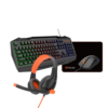 MEETION C490 GAMING COMBO 4 IN 1 BRAND NEW COMBO PACK ( KEYBOARD/ MOUSE/HEADSET/MOUSEPAD )