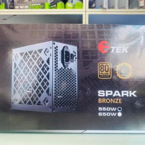 E -TEK 550W 80 PLUS BRONZE BRAND NEW POWER SUPPLY