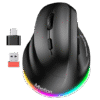 MEETION BTM010L BLUETOOTH LEFT ERGONOMIC WIRELESS BRAND NEW MOUSE-BLACK