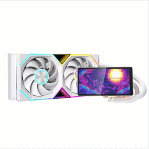 JUNGLE LEOPARD PRO FLOW 240 WHITE LIQUID COOLER ( 03 Years Warranty )