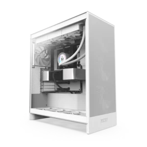 NZXT H7 FLOW WHITE ATX MID TOWER CASE