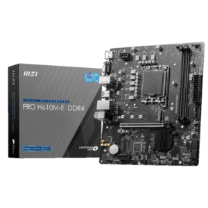 MSI PRO H610M-E DDR4 MOTHERBOARD ( 3 YEARS WARRANTY)