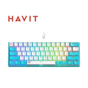 HAVIT KB903L GAMING KEYBOARD - WHITE+BLUE