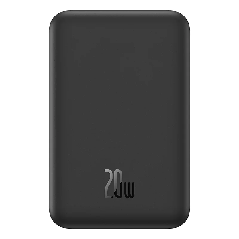 BASEUS 5000mAh 20W MAGNETIC MINI WIRELESS POWER BANK – CLUSTER BLACK ( P1002210611200 )
