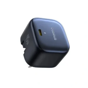 BASEUS 45W PICOGO AE11 GAN 6 TYPE-C FAST CHARGER – COSMIC BLACK ( E0120J00 )