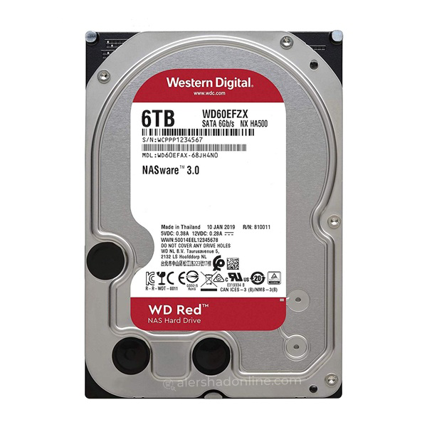 WESTERN DIGITAL 6TB NAS RED PLUS BRAND NEW HARD DISK (2y)