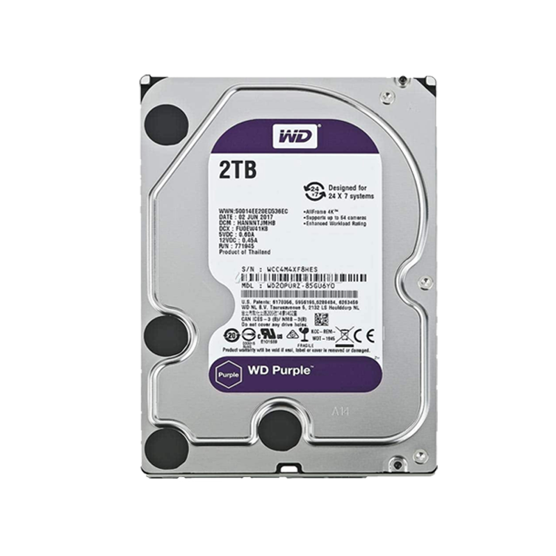 WD PURPLE 2TB REPUBLISH HARD DISK ( 01 YEARS WARRANTY )