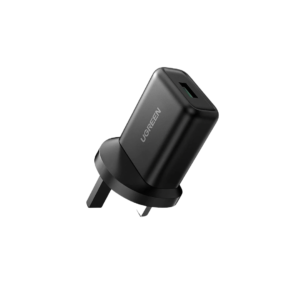 CON 312 - UGREEN 18W QC3.0 USB FAST CHARGING POWER UK ADAPTER ( 1 Year Warranty )