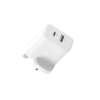 CON 313 - UGREEN 20W TYPE C + USB PORT FAST CHARGER UK WHITE  ( 1 Year Warranty ) X227 – 45315