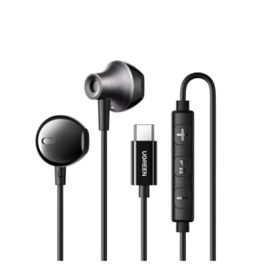 CON 298 - UGREEN WIRED EARPHONES WITH TYPE - C CONNECTOR ( 01 YEAR WARRANTY )