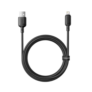 BASEUS SILKY SERIES 2 METER USB TO LIGHTNING 2.4A FAST CHARGING CABLE ( P10377702113-01 )